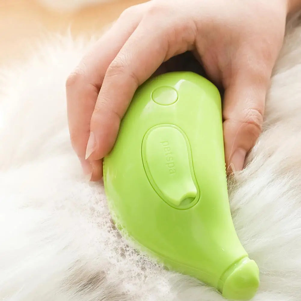 c Multifunctional Pet Grooming Tool Banana Shape Steamy Cat Brush for Hair Removal Grooming Pet for Pets