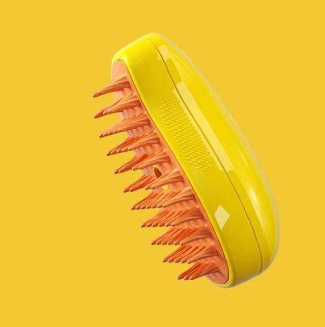 c Multifunctional Pet Grooming Tool Banana Shape Steamy Cat Brush for Hair Removal Grooming Pet for Pets